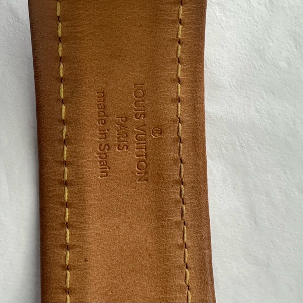 Louis Vuitton Black and Gold Cuff Bracelet - Picture 4 of 6